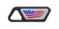  ASP Patriot - Silver USA Flag  (click to enlarge) 