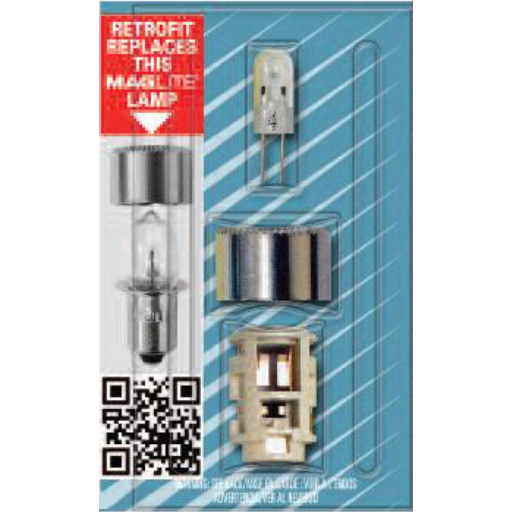 Maglite  Solitaire 1-Cell AAA  Flashlight Bulb  Bi-Pin Base